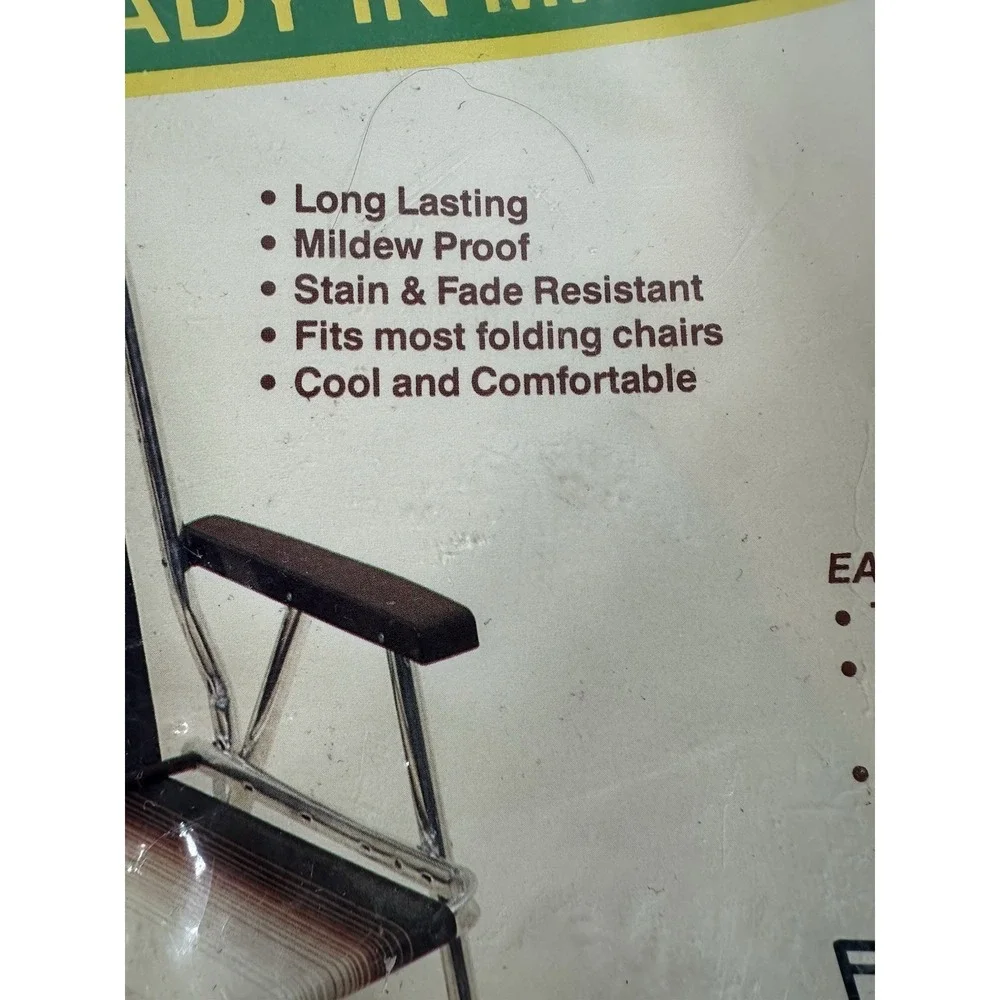 Vintage Super Quick Chair Renew Kit Approx 15 x 67  Replacement Brown Beige NOS